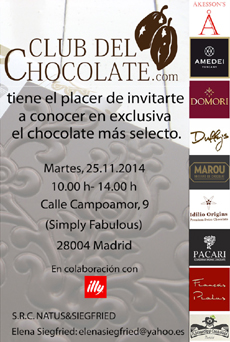 Csokoládékóstoló Madridban